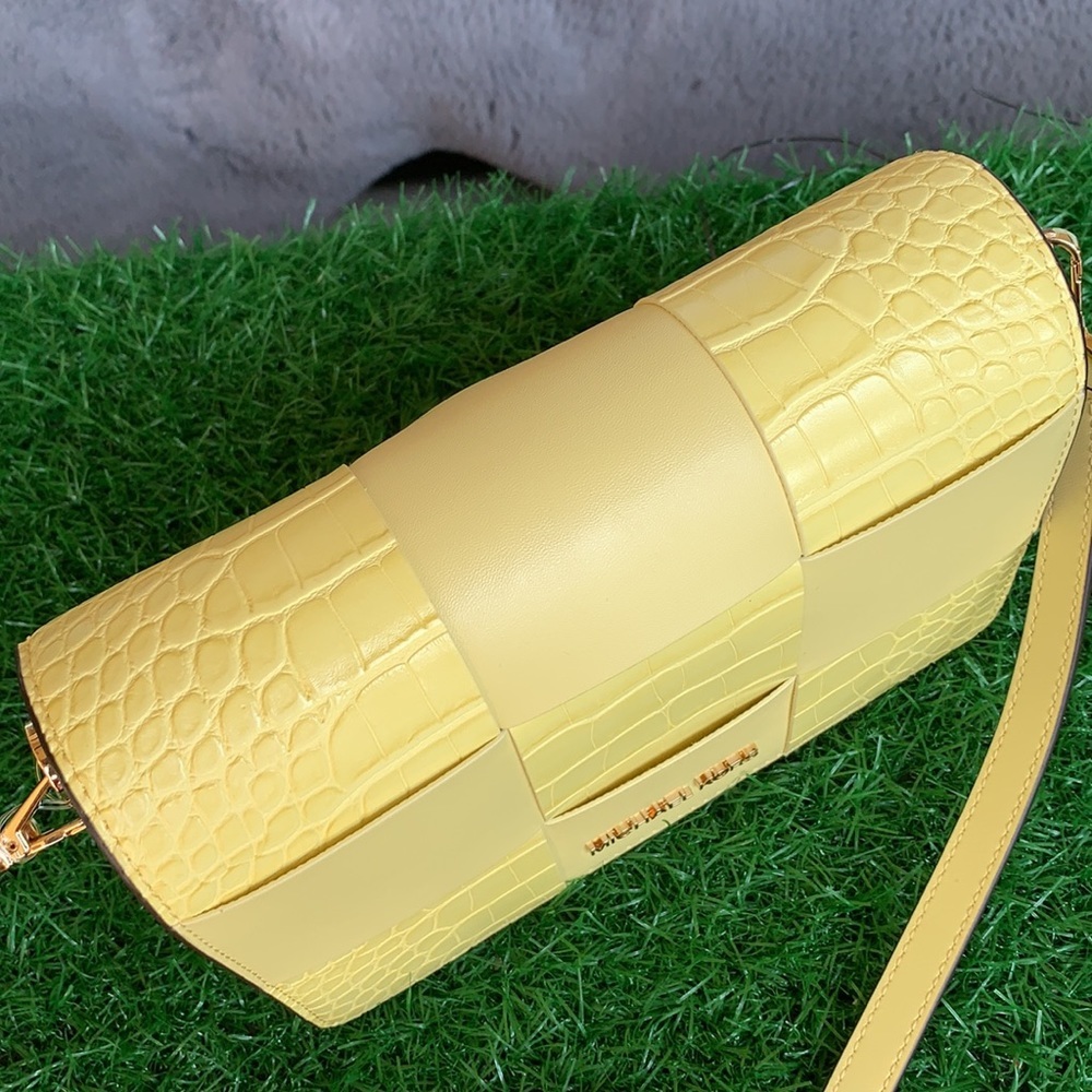 MICHAEL KORS MERCER SM CLUTCH XBODY BUTTERCUP - Picture 4 of 15